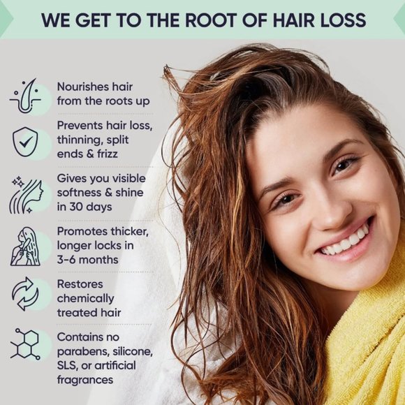 Moerie Mineral Shampoo + Conditioner Hair Growth Set - Reverse Hair Loss - Vegan - Picture 6 of 9